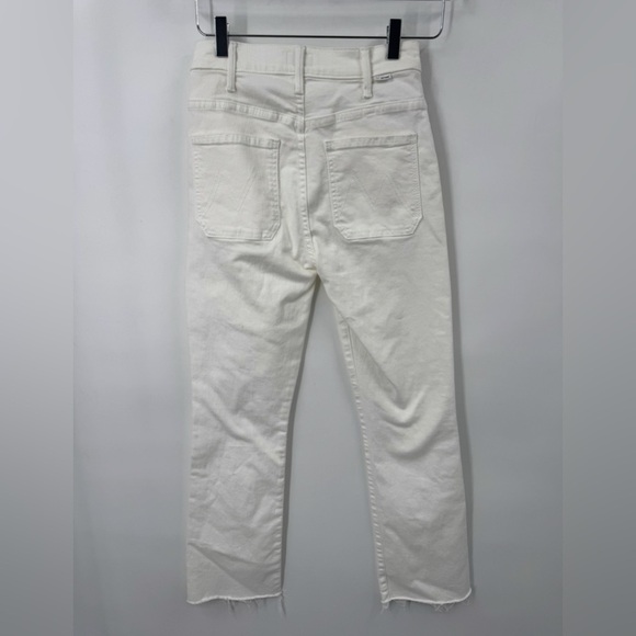 MOTHER Fairest Of Them All The Hustler Patch Pocket Ankle Fray Size 26 B2802 - Picture 8 of 10